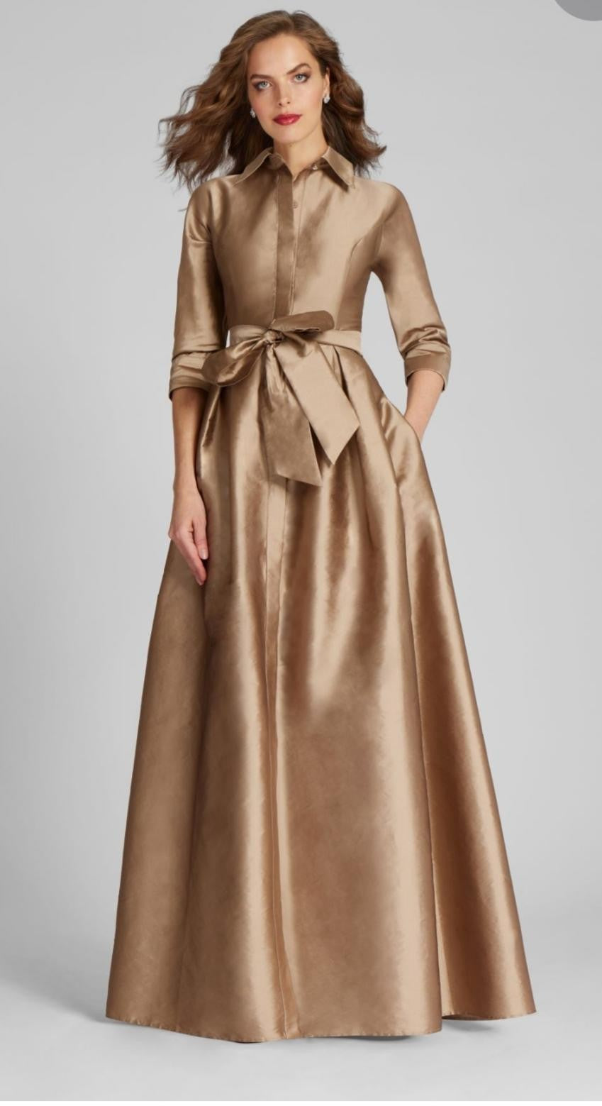TERI JON CHIFFON SHIRT DRESS – Effie's Inc
