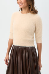 TRINA TURK MALIAH FUZZY SWEATER