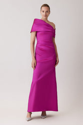 TERI JON WRAP AROUND GOWN
