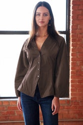FINLEY MIA BARREL SLEEVE TOP