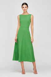 KAY UNGER AMARI TEA LENGTH DRESS