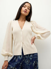 MARIE OLIVER LANDRY CARDIGAN