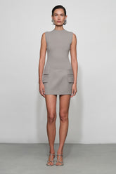 ET OCHS VANDER KNIT COMBO MINI DRESS