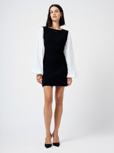 FRENCH CONNECTION MAXIME KNIT SHIRTING MINI DRESS
