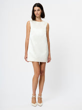 FRENCH CONNECTION JAXON SATIN BOW SHIFT DRESS