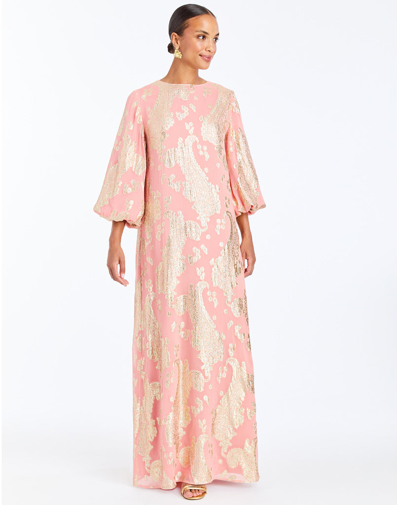 mestiza pink dress Patterned Knee-Length Dress w/ Tags