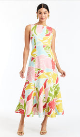 MESTIZA SUNNYSIDE CONVERTIBLE MIDI DRESS