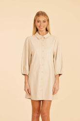 DOLCE CABO VEGAN LEATHER DRESS