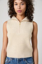 FRENCH CONNECTION MARLEY KNIT RIB VEST