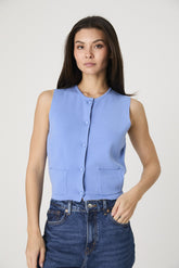 FRENCH CONNECTION COSYSOFT KNIT VEST