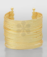 GS MULTI ROW METAL CUFF