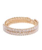 GS DOUBLE ROW CZ BRACELET