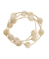 3 ROW ACRYLIC BALL BRACELET