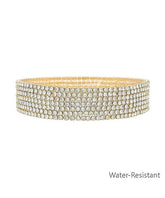 GS 7 ROW TENNIS CHAIN BRACELET