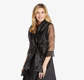 ADRIANNA PAPELL ORGANZA JACKET