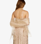 ADRIANNA PAPELL ORGANZA WRAP