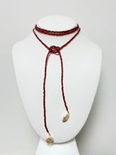 LINKANDLOVE BEADED WRAP NECKLACE