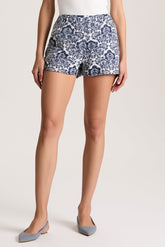 ALICE + OLIVIA HERA HIGHRISE BACK ZIP SHORT