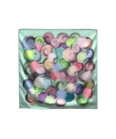GS MULT BUBBLE PRINT SILKY BANDANA SCARF