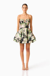 ELLIATT FLORAYNE STRAPLESS MINI DRESS
