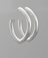 GS OVAL CHUNKY HOOPS