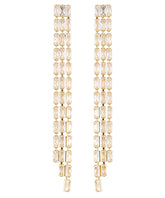 GS ANGLED SPARKLE DROP EARRING