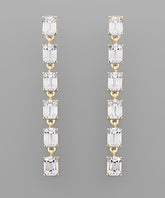 GS COLORED STONE EARRING