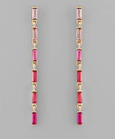 GS 6 CONNECTED CRYSTAL DROP EARRING