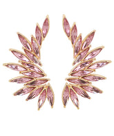 GS WINGED JEWELED EARRING