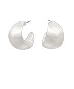 GS GRADUAL WIDE SATIN METAL HOOPS