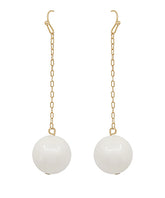 GS COLOR COATED BALL DROP EARRINGS