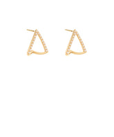 GS ORGANIC TRIANGLE STUD EARRING