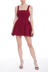 JEWEL FIT AND FLARE MINI DRESS