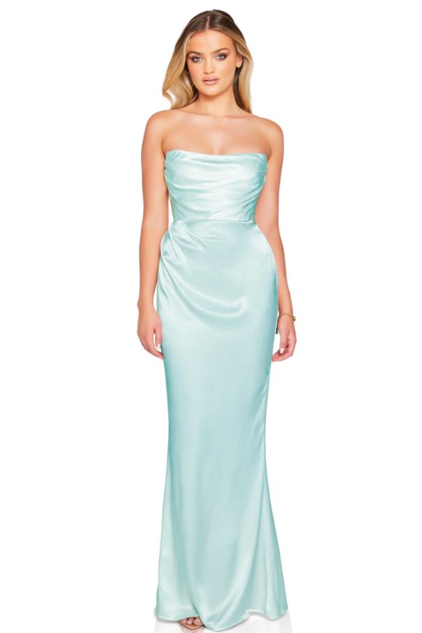 EMELIE Strapless Gown Mint / M EMELIE Strapless Gown Mint / M