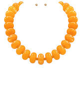 GS RONDELLE BEAD NECKLACE
