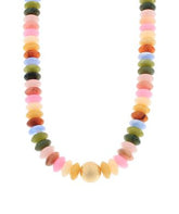GS METAL & COLOR BEAD NECKLACE