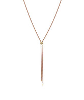 GS 2 LAYERED CORD LONG NECKLACE