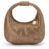 OLGA BERG EDEN WOVEN HOBO BAG