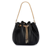 OLGA BERG REMI PLEATED BAG
