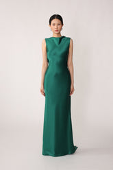 SAU LEE CALLIE SATIN GOWN