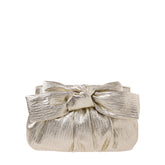 SONDRA ROBERTS CRINKLE BOW CLUTCH