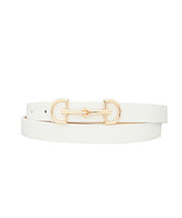 GS HORSEBIT BUCKLE SKINNY BELT