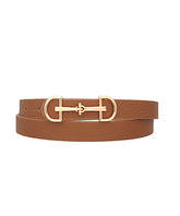 GS HORSEBIT BUCKLE SKINNY BELT