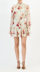 CINQ A SEPT WILTED POPPY SYLVIANE DRESS