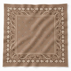 ELLISON + YOUNG BRUSHED BANDANA OVERSIZED SQ SCARF
