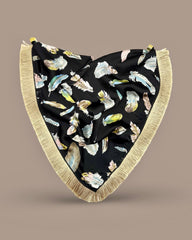 JKT DESIGNS FRINGE SCRAF W MAGNETIC CLOSURE