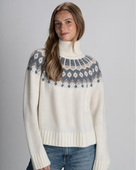 ARCHER RILEY INTARSIA TURTLENECK