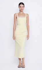 BEC + BRIDGE KARINA TUCK MIDI DRESS