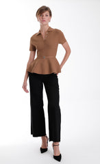 KARINA GRIMALDI ARIA KNIT TOP