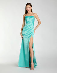 MAC DUGGAL STRAPLESS GOWN